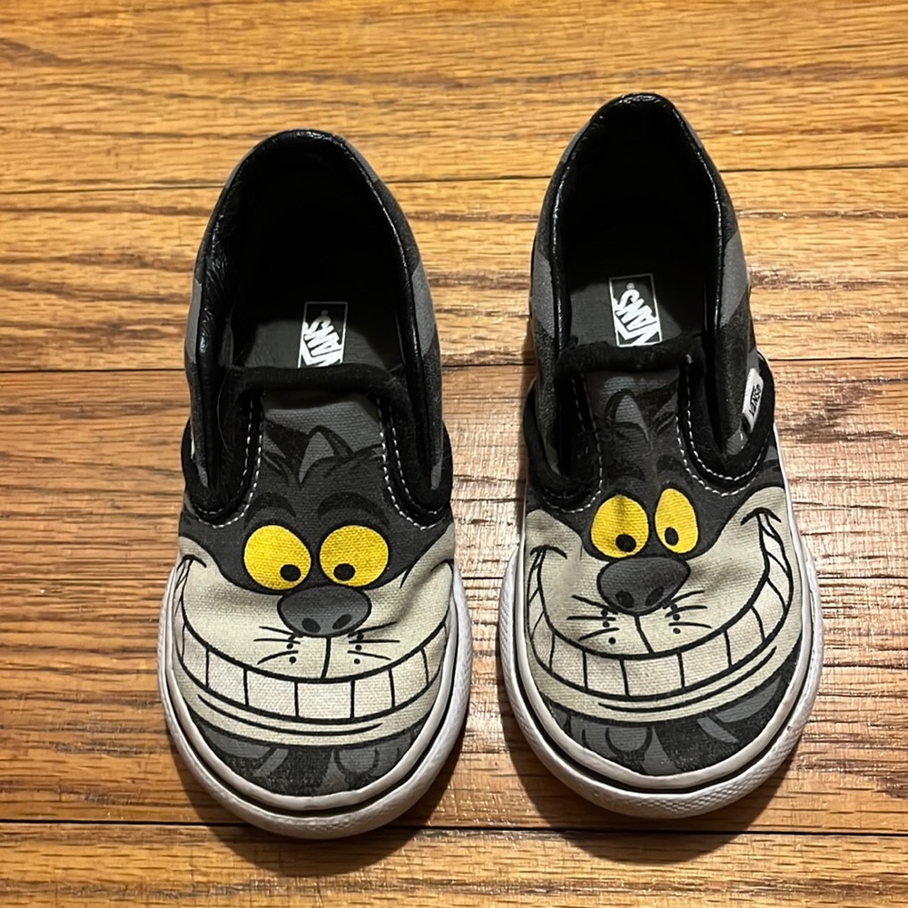 Disney x Vans Cheshire Cat slip on toddler shoes